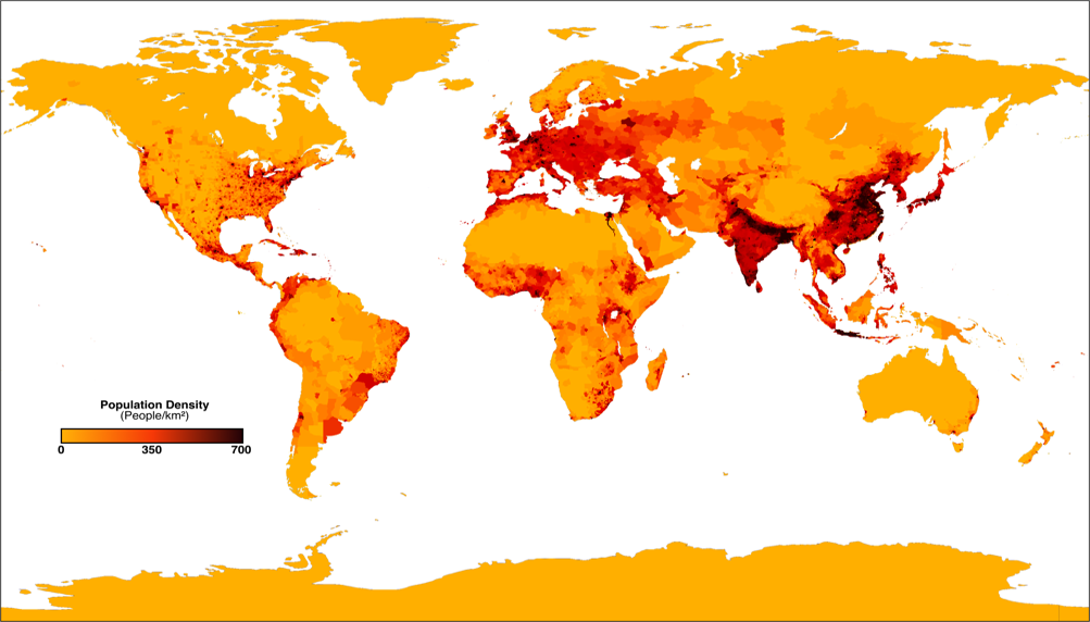 Rio De Janeiro Population Density Map