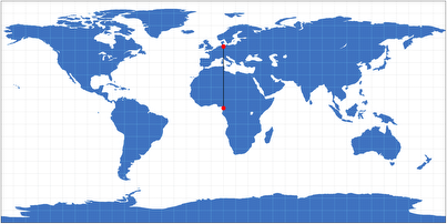 Plate carrée projection