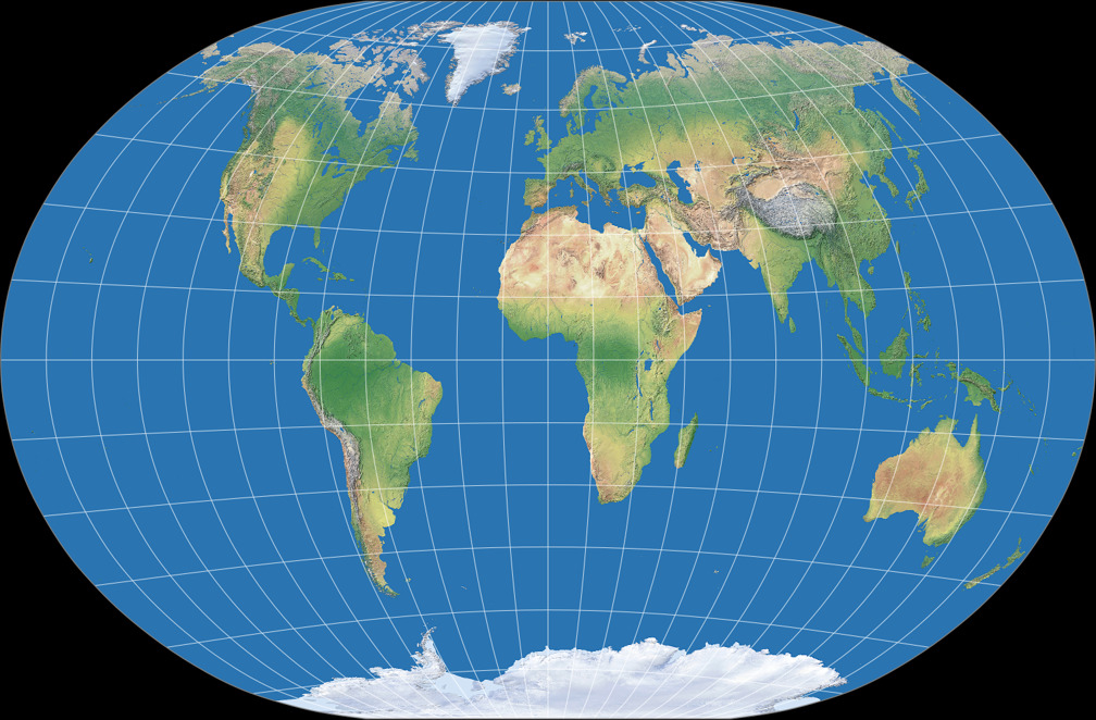 A4 Projection: Compare Map Projections