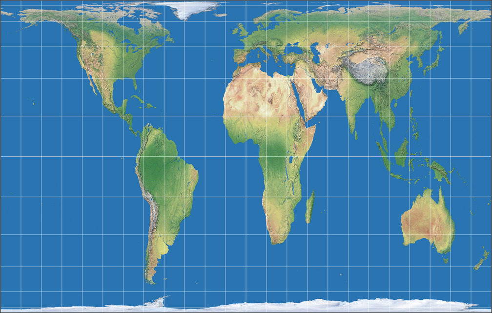 License Info: Gall-Peters Projection