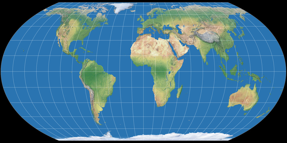 Equal Earth Vs Robinson Compare Map Projections