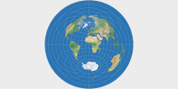 Azimuthal Equidistant Projection (equatorial aspect)