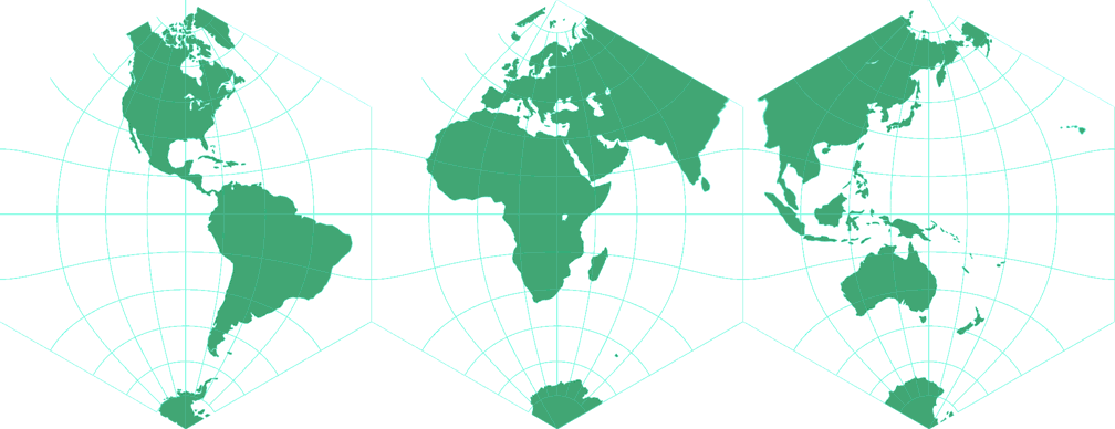 Anthracene Silhouette Map