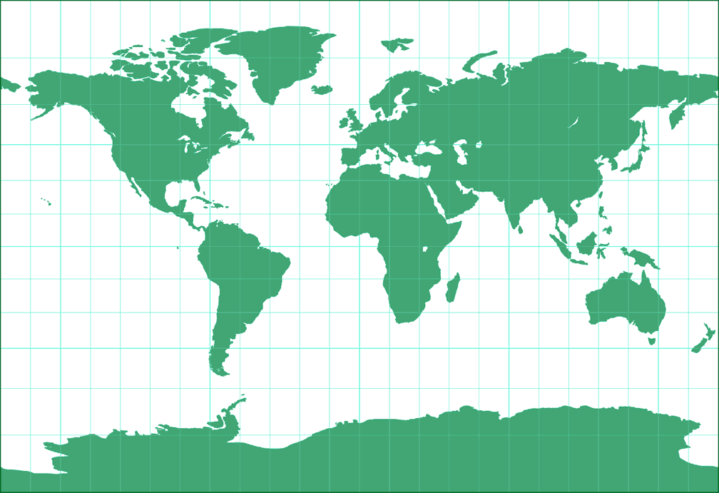 BSAM Cylindrical Silhouette Map