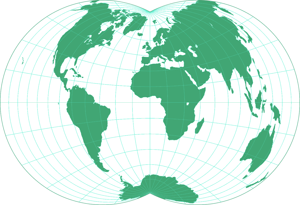 Dietrich-Kitada Silhouette Map