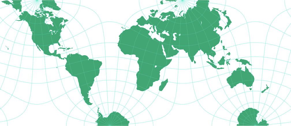 Markley’s Tetrahedral Map Silhouette Map