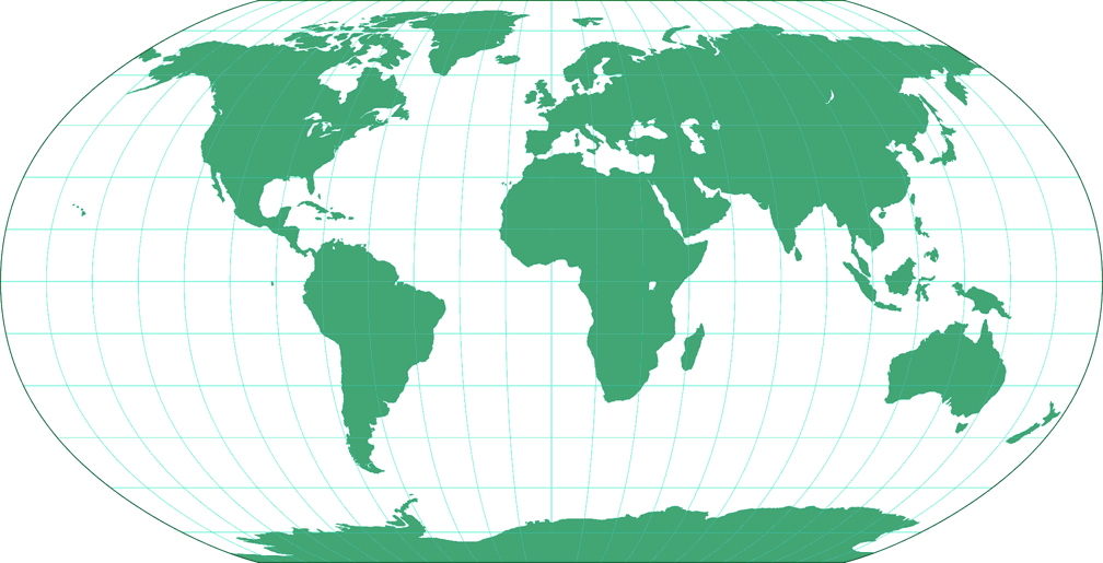 Mercator Vs Robinson Compare Map Projections   Robinson 