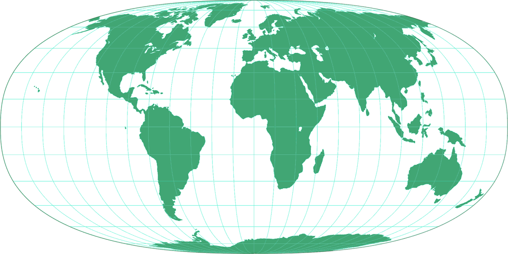 Tobler Hyperelliptical Silhouette Map