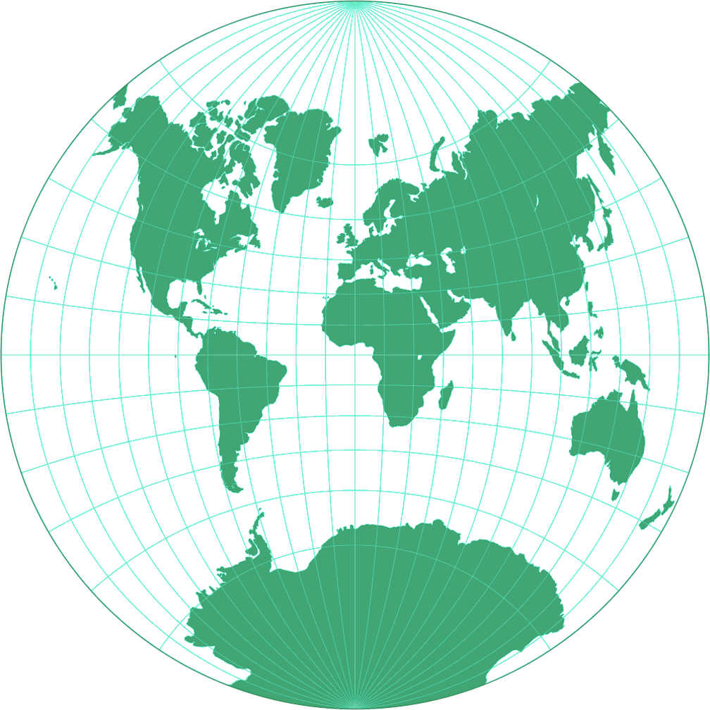 Van der Grinten II: Compare Map Projections