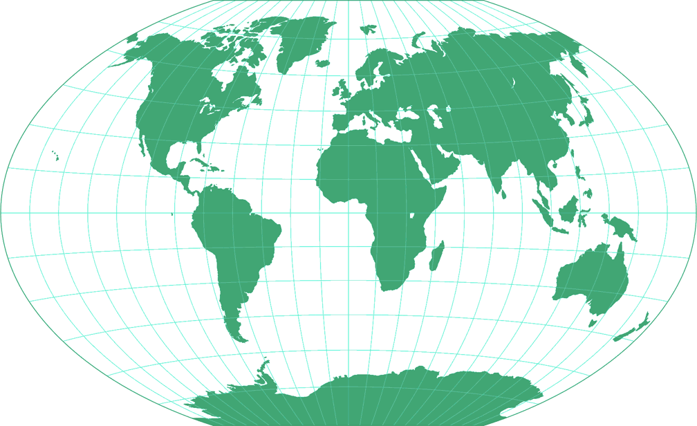 Winkel-Denner II (50.46°) Silhouette Map