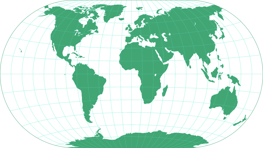 Winkel-Denner IV (40°) Silhouette Map