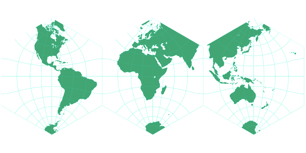 Anthracene Silhouette Map