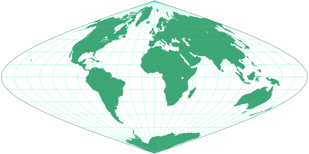 Putnins P<sub>6</sub> Silhouette Map