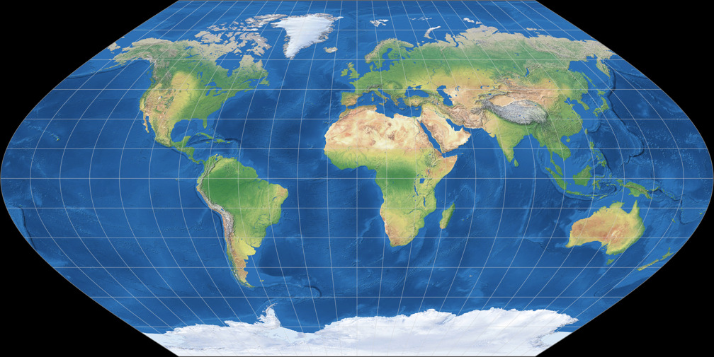 Eckert V vs. Mercator: Compare Map Projections