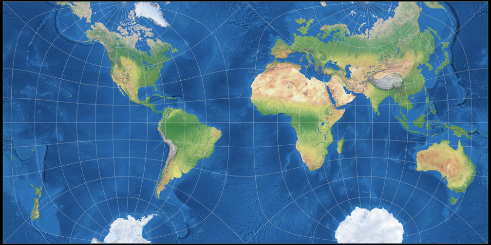 Guyou: Compare Map Projections