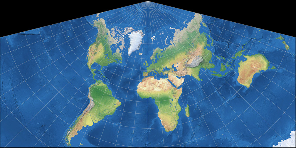 Lambert conformal conic: Compare Map Projections