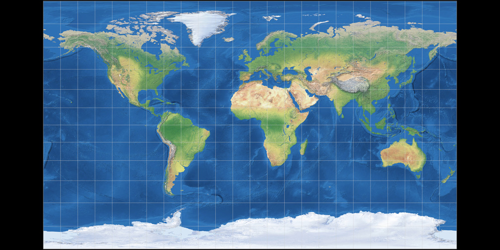 Compact Miller: Compare Map Projections