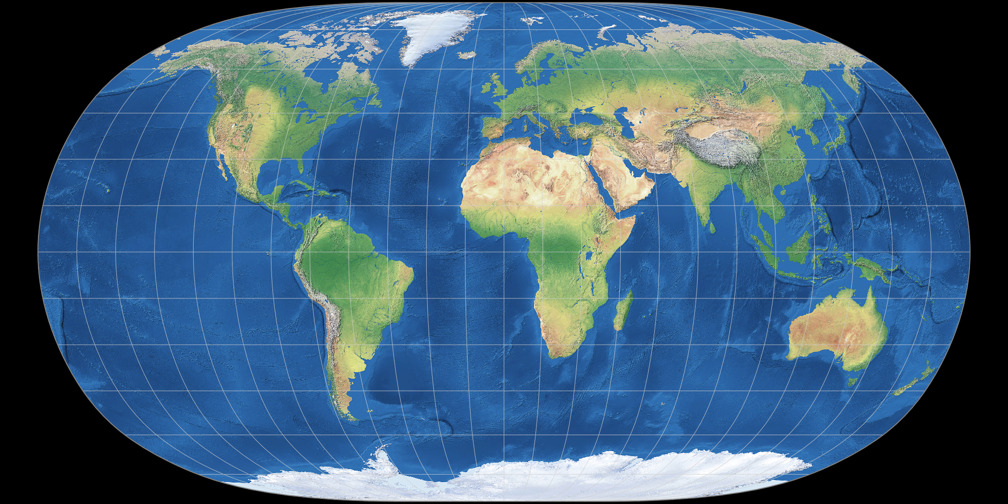 Natural Earth II Compare Map Projections Natural Earth II Compare Map Projections
