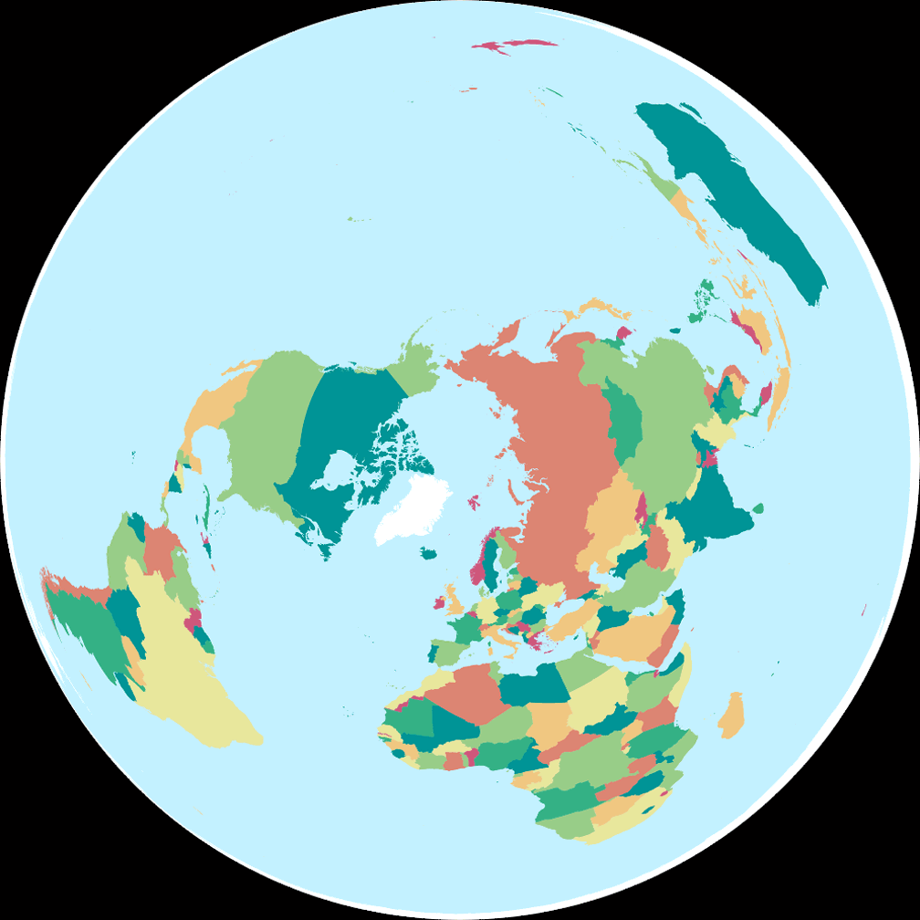 Azimuthal equal-area (polar)