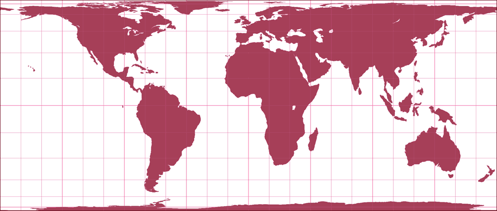 Behrmann Silhouette Map