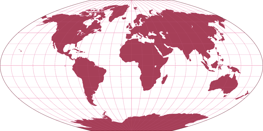 Denoyer Semi-Elliptical Silhouette Map