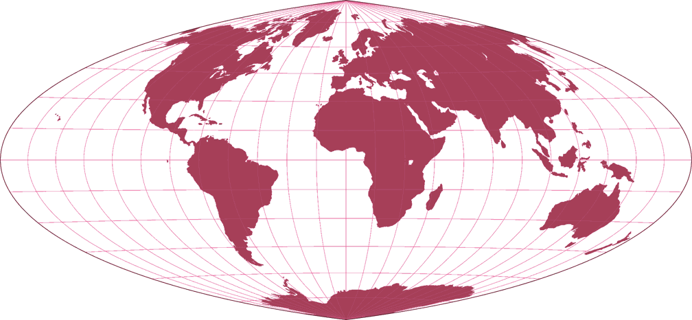 Eckert-Greifendorff Silhouette Map