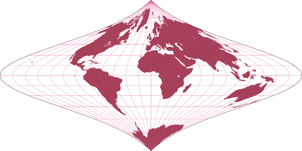 Foucaut Silhouette Map