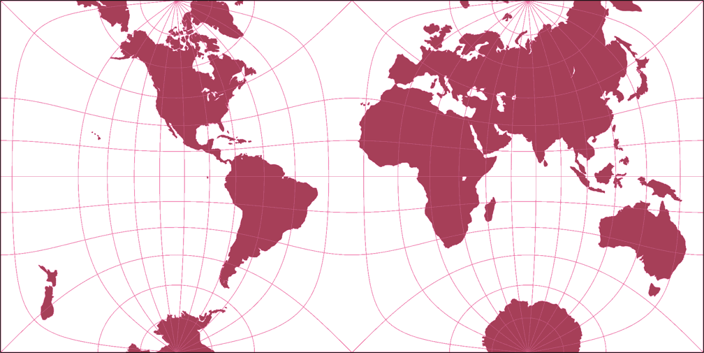 Guyou Silhouette Map