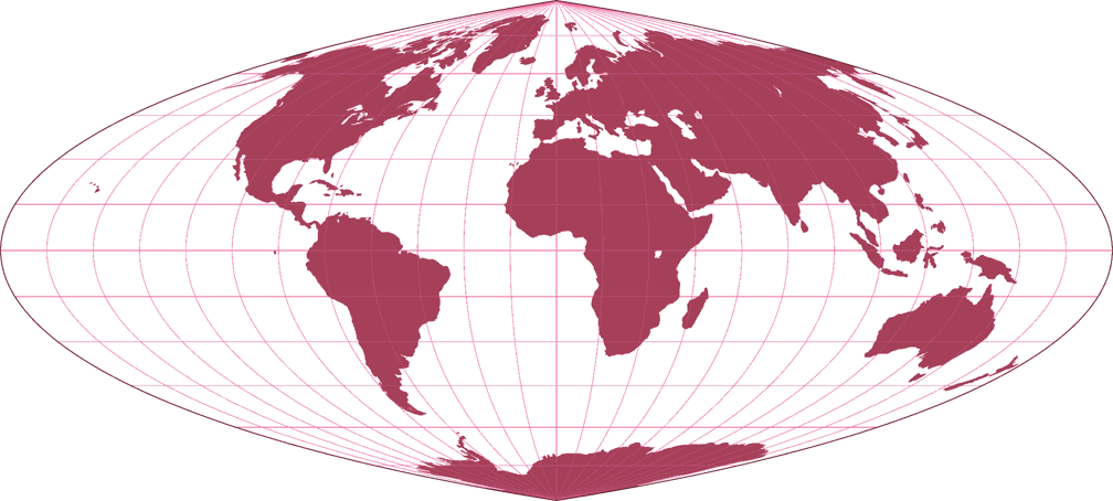 Quartic Authalic Silhouette Map