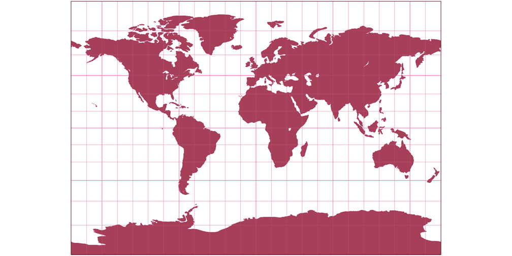 BSAM Cylindrical Silhouette Map