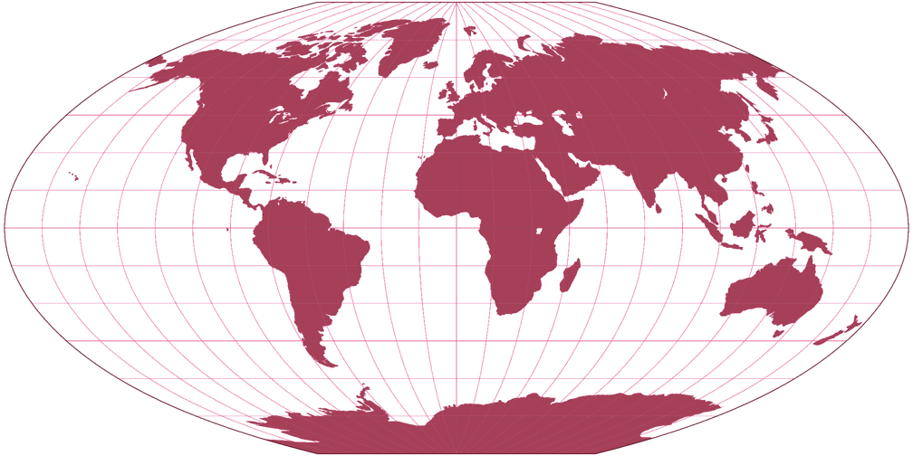 Denoyer Semi-Elliptical Silhouette Map