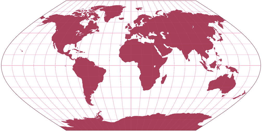 Eckert V Silhouette Map