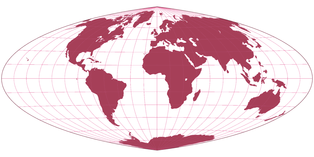 Eckert-Greifendorff Silhouette Map