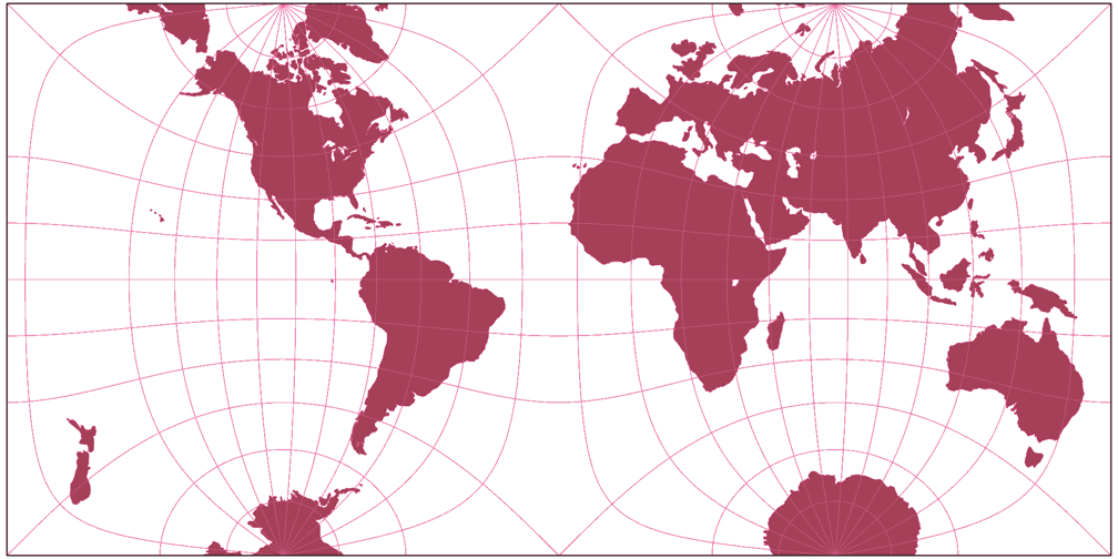 Guyou Silhouette Map