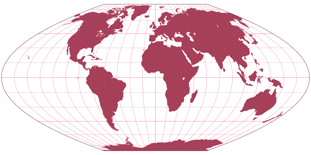McBryde-Thomas Flat-Polar Parabolic Silhouette Map