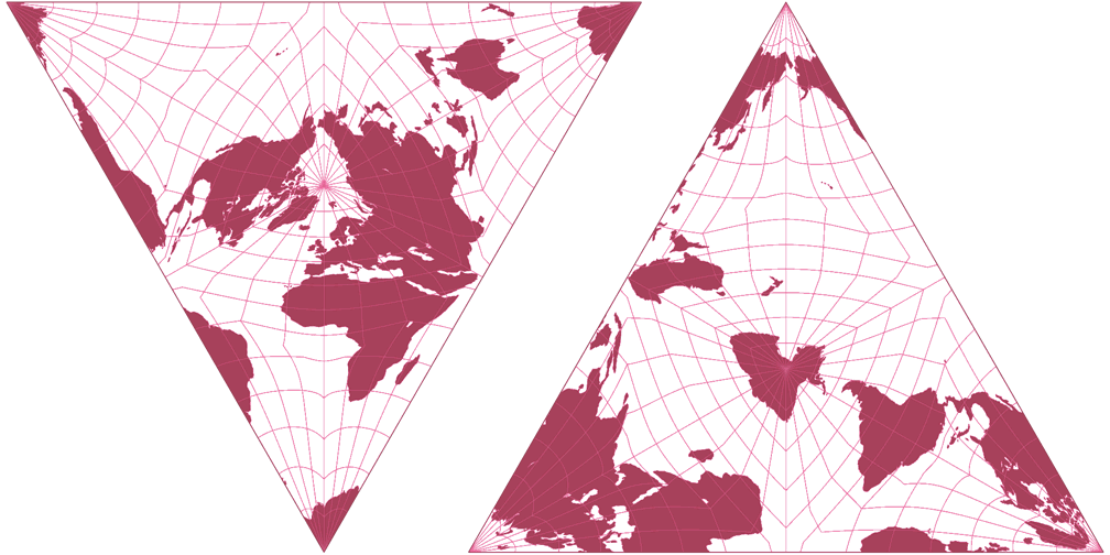 Snyder’s Tetrahedron (2x) Silhouette Map