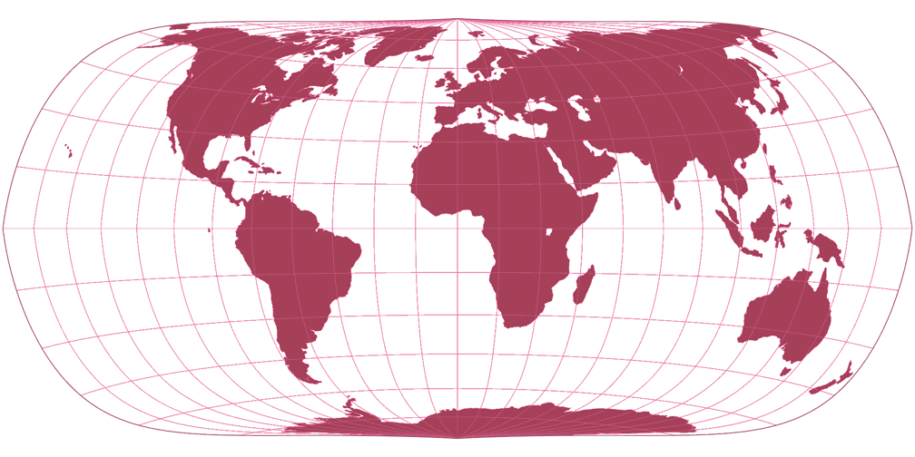 Strebe-Kavraiskiy V Silhouette Map