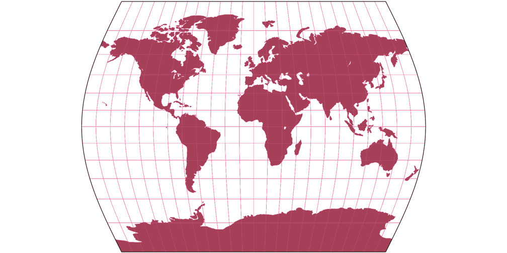 Times Silhouette Map