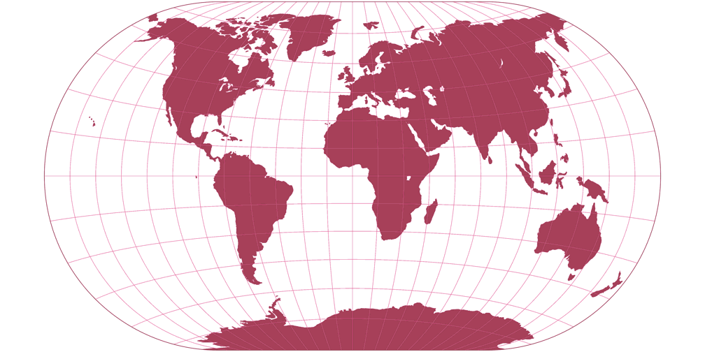 Winkel-Denner V (40°) Silhouette Map