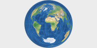 Azimuthal equal-area (equat.) Thumbnail