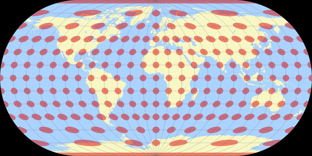 Ortelius Oval Tissot Indicatrix