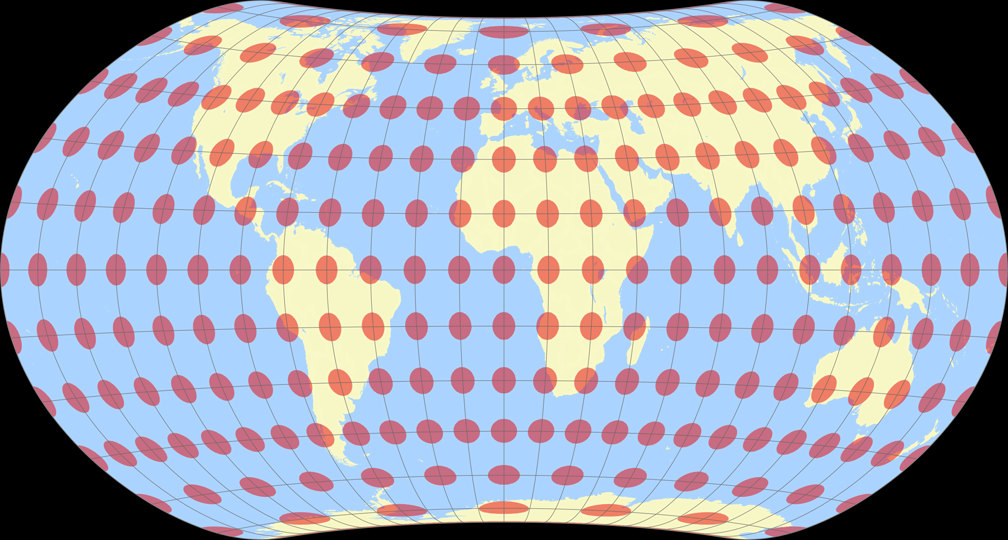 Wagner VII with Rounded Corners Tissot Indicatrix