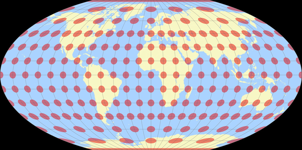 Wagner-Denoyer II Tissot Indicatrix