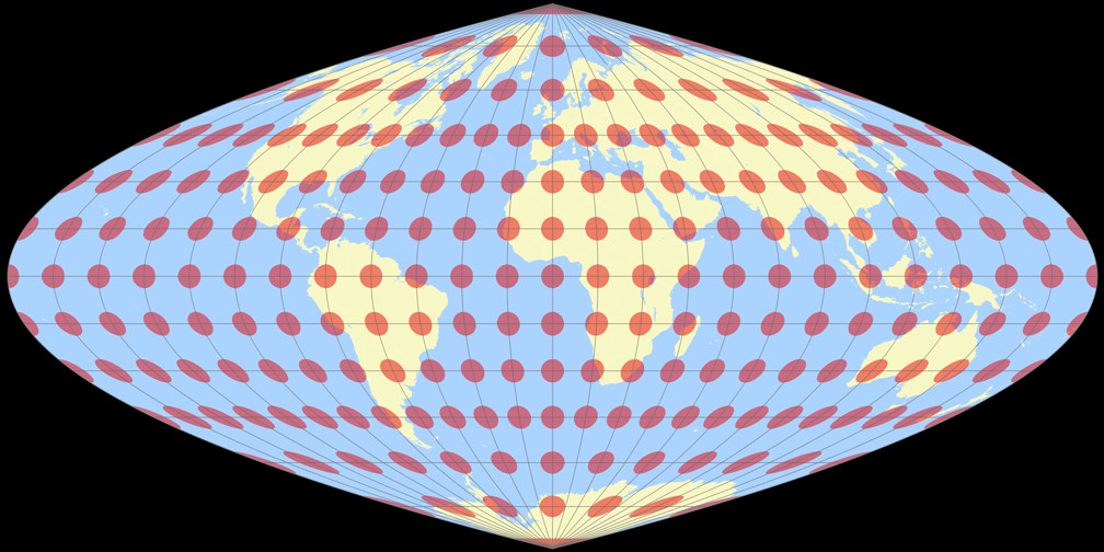 Craster’s parabolic Tissot Indicatrix