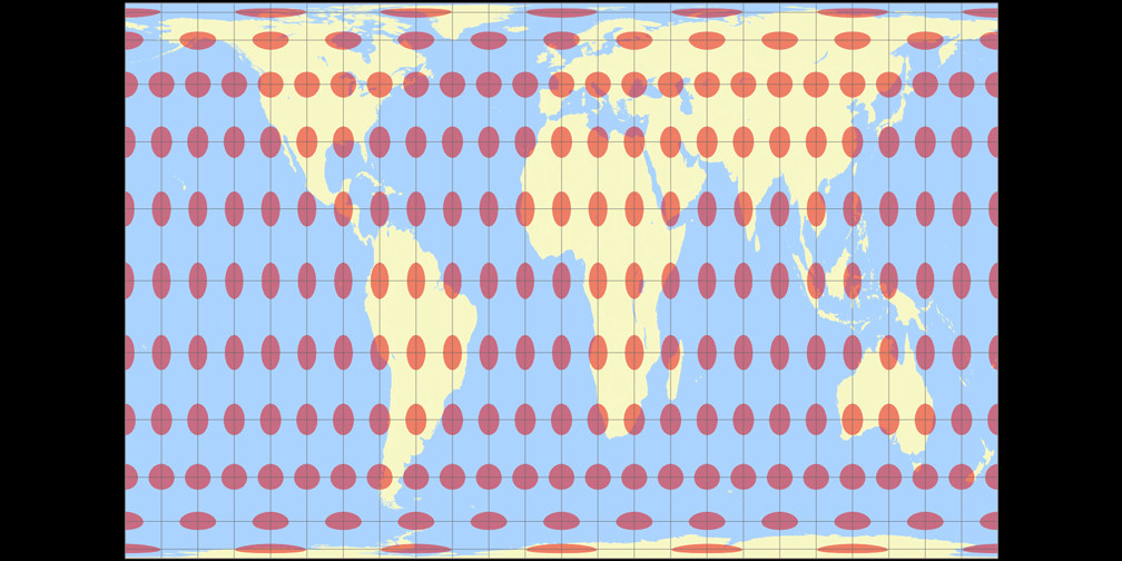 Gall-Peters Tissot Indicatrix