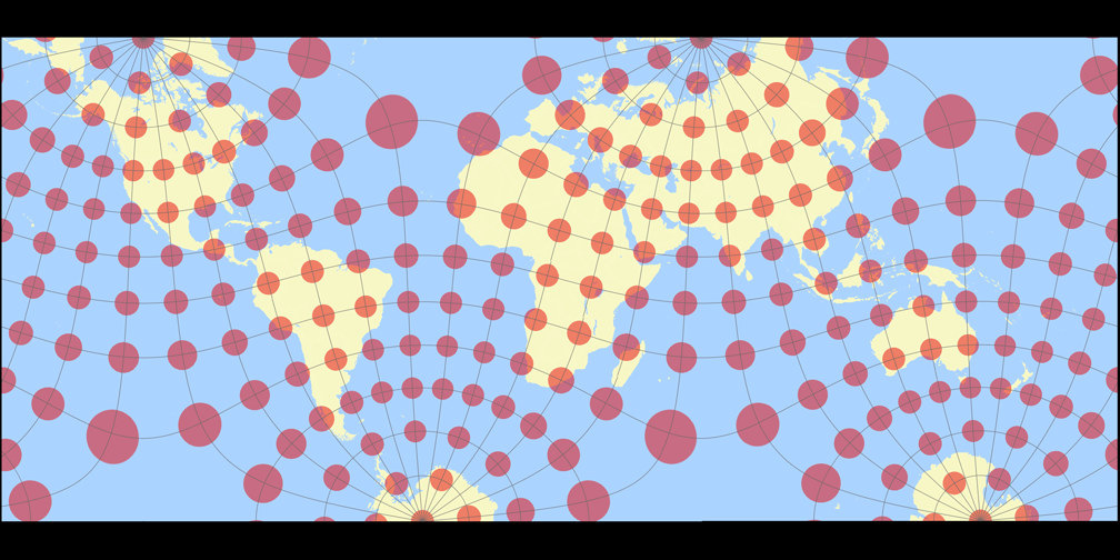 Markley’s Tetrahedral Map Tissot Indicatrix