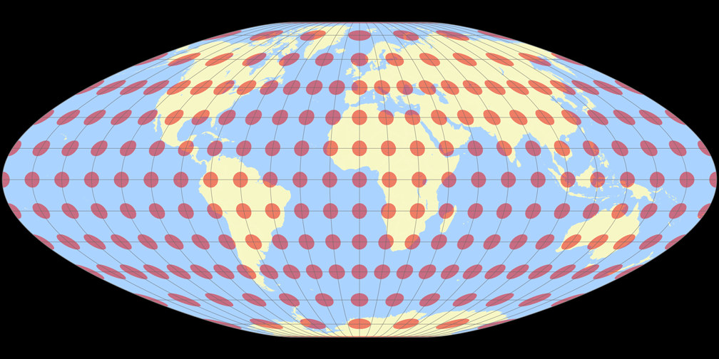 Sinucyli [3] Tissot Indicatrix