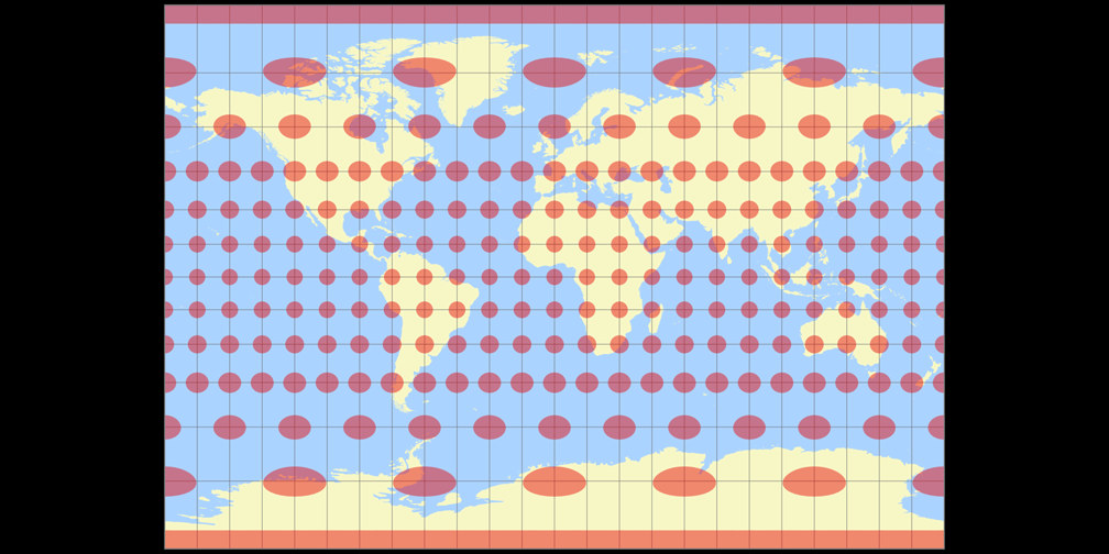 Urmayev II Cylindrical Tissot Indicatrix