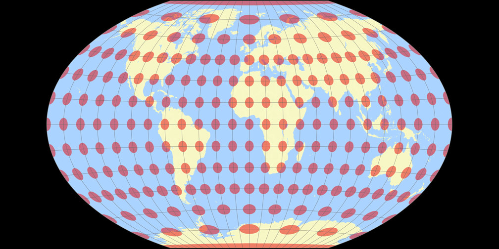 Winkel-Denner I (50.46°) Tissot Indicatrix