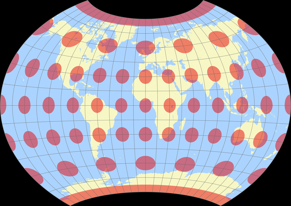 Canters-Frančula Tissot Indicatrix